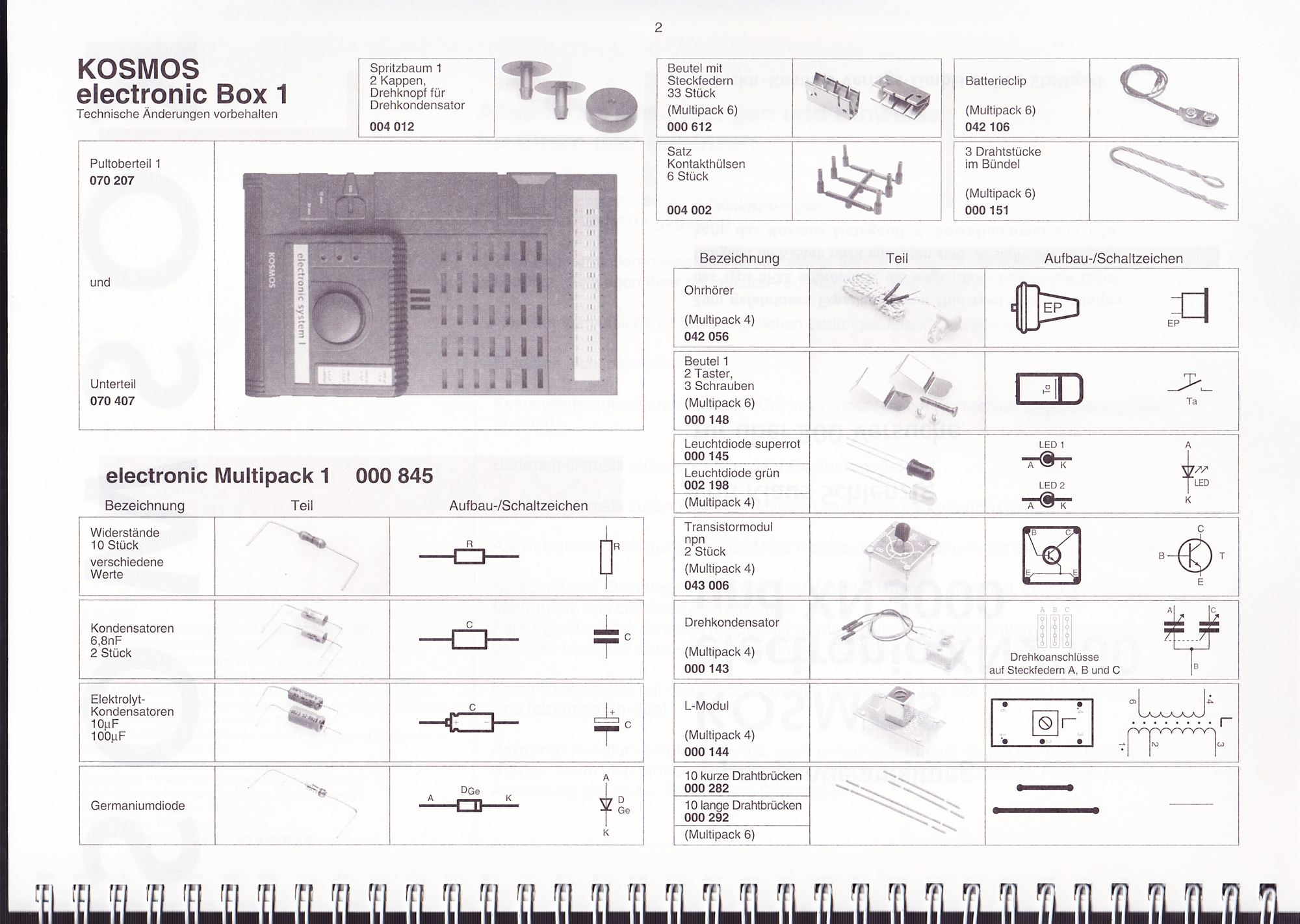 kosmos electronic xn 3000 anleitung pdf