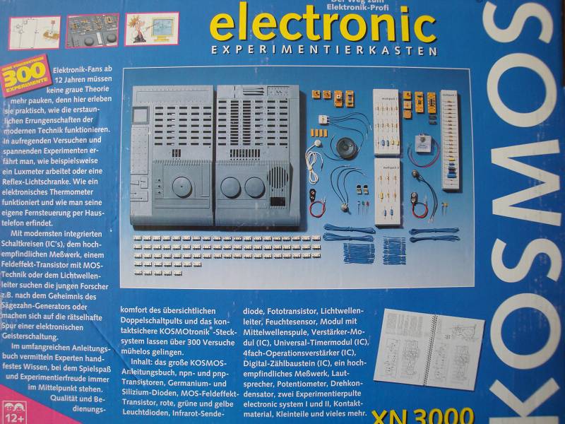 DAS EXPERIMENTIERKASTEN-BOARD • Thema anzeigen - Kosmos XN 3000 (XN3000),  1992