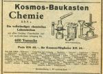 KOSMOS Chemie Werbung 1927