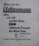 Elektromann 1938 Anleitung 1