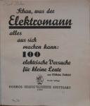 Elektromann 1931 Anleitung2